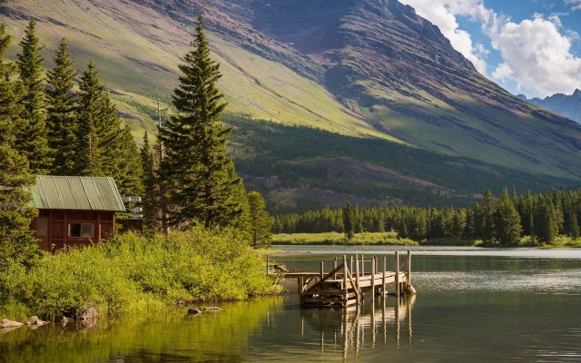 Nature And Small House - 1920x1200 Wallpaper 