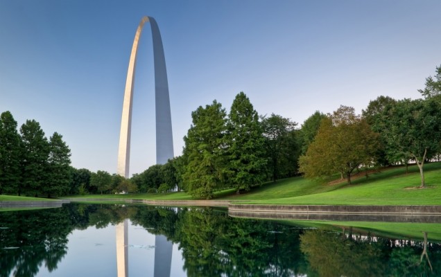 Photo Wallpaper Arch, Usa, St - Gateway Arch National Park St Louis ...