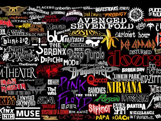 Music Wallpaper - Rock - Logos - 1024x768 Wallpaper - teahub.io