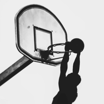 Baller, Silhouette Photography Of Man Dunking Basketball, - Basketball ...