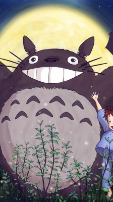 Com Apple Iphone7 Iphone7plus Wallpaper Ao38 Totoro Totoro Phone Wallpapers Hd 750x1334 Wallpaper Teahub Io