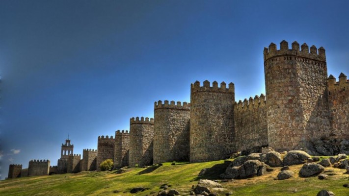 Fortress In Avila Spain Wallpaper,fort Hd Wallpaper,towers - Mighty ...