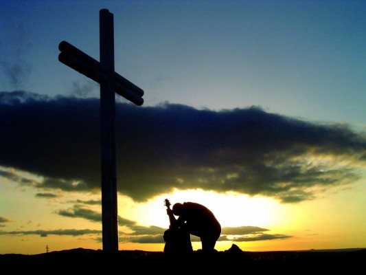 kneeling at the cross backgrounds