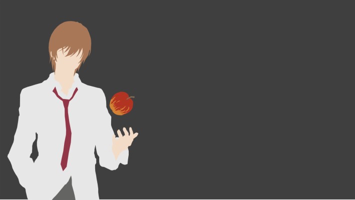 Light Kira - Minimalist Wallpaper Death Note - 2000x1128 Wallpaper