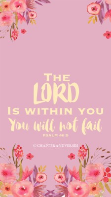 1080x1920, You Will Not Fail - Girly Bible Verse Backgrounds ...