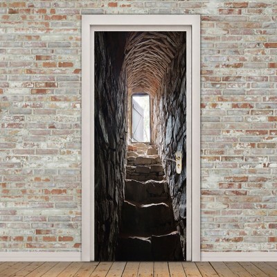 3d Door Mural Stairs - 800x800 Wallpaper - teahub.io