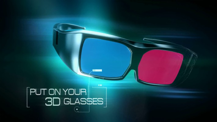 1920x1080, 3d Anaglyph Glasses Animation - Reflection - 1920x1080 Wallpaper  