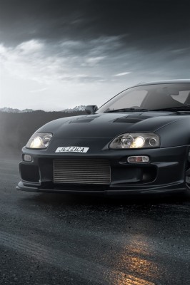 Toyota Supra Liberty Walk 640x960 Wallpaper Teahub Io