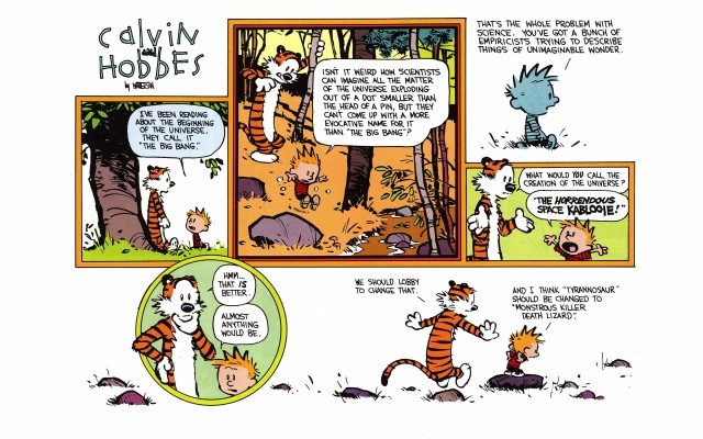 Calvin And Hobbes Comic Noodle Incident - 2560x1600 Wallpaper - teahub.io