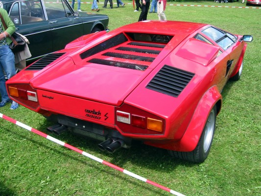 Wallpaper - Lamborghini Countach 5000s Rear - 1600x1200 Wallpaper ...