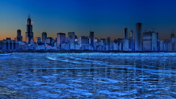 Chicago Skyline For Dual Monitors Wallpaper - Chicago - 5120x1440 ...