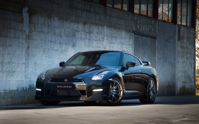 Wallpaper Nissan Gtr R35 Black Vilner Car Nissan Gtr R35 Black Hd 2560x1600 Wallpaper Teahub Io