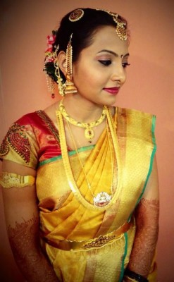 Madrasi Wallpaper - Traditional South Indian Bridal Makeup - 1920x1080 ...