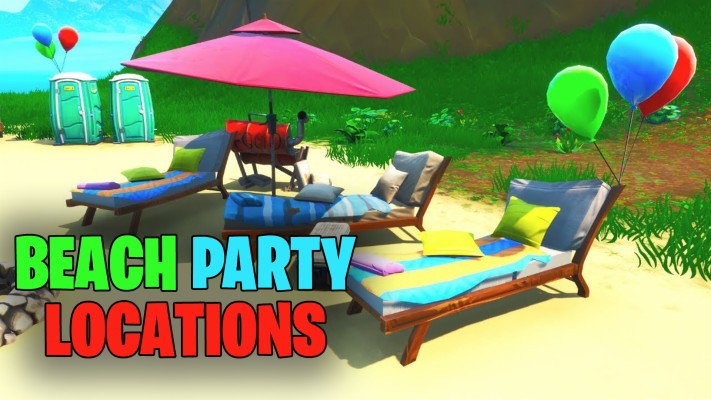 Fortnite Beach Party Locations - 1920x1080 Wallpaper - teahub.io