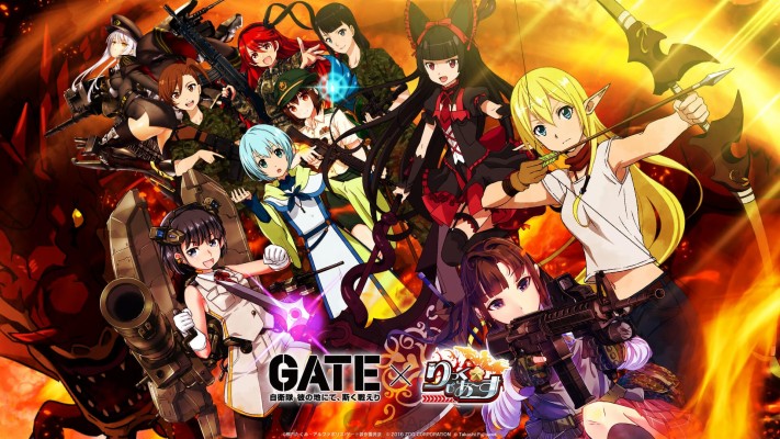 Anime Shishitsutsushi Gate Gate 642x1000 Wallpaper Teahub Io