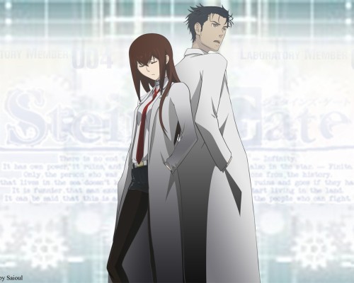 Portrait Display, Anime, Steins - Steins Gate Wallpaper Minimalist ...