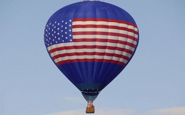 American Flag Flag Hot Air Balloon - 1440x900 Wallpaper - teahub.io