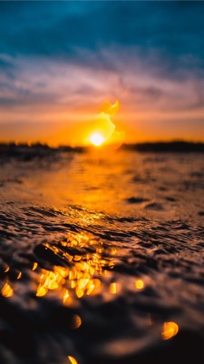 Sunsets Over The Water Wallpapers For Iphone - Beautiful Ocean Real ...