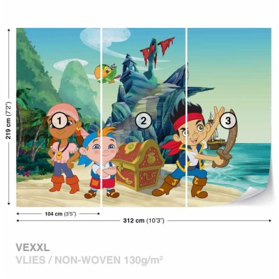 Disney Jake Neverland Pirates Wallpaper Mural Jake And The Neverland Pirates 750x750 Wallpaper Teahub Io