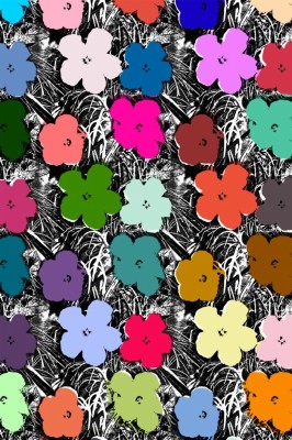 Andy Warhol Flowers 1280x2565 Wallpaper Teahub Io