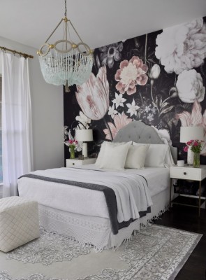 Floral Wallpaper Bedroom Ideas Scenic Best 25 Floral - Wallpaper ...