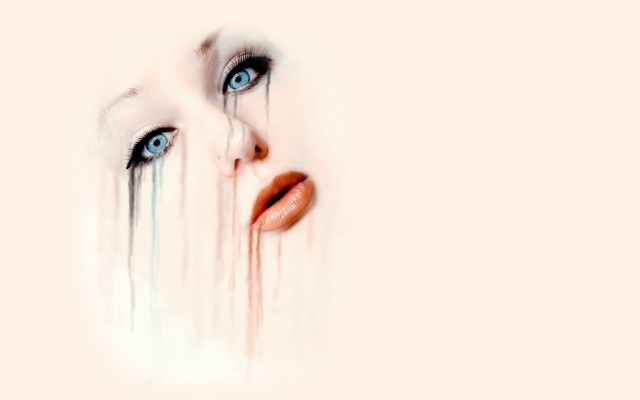 Crying Woman Hd - 1920x1200 Wallpaper 