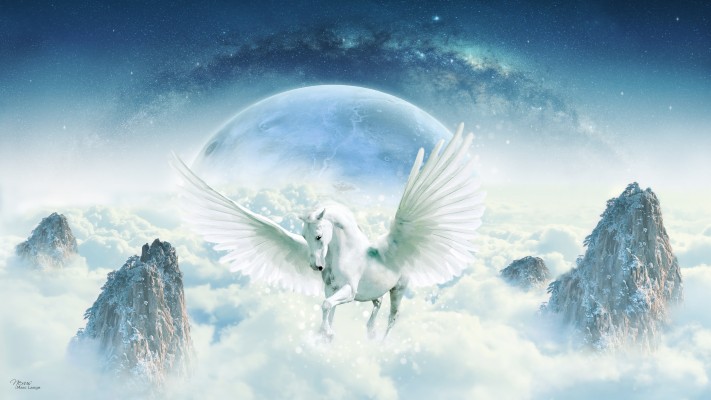 pegasus rainbow wallpaper