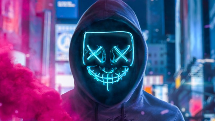 Joker Mask With Smoke 1280x19 Wallpaper Teahub Io