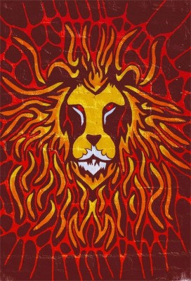Lion Hd Wallpaper - Roaring Lion On Fire - 576x1024 Wallpaper - teahub.io