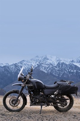 Royal Enfield Himalayan, Motorcycle, Sunrise, Road - Himalayan Hd Wallpaper  Download - 910x607 Wallpaper 