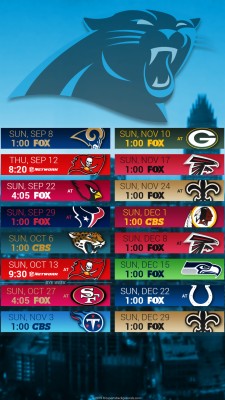 Carolina Panthers Football Schedule 2019 - 1080x1920 Wallpaper - teahub.io