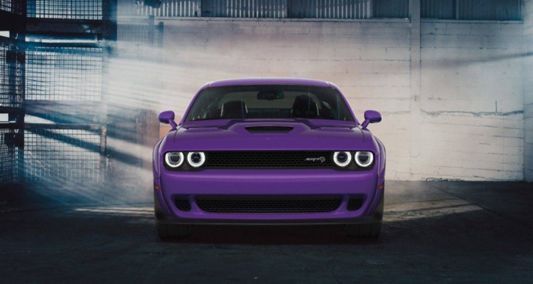 2019 Dodge Challenger Purple Color Front Side Ultra - Challenger ...