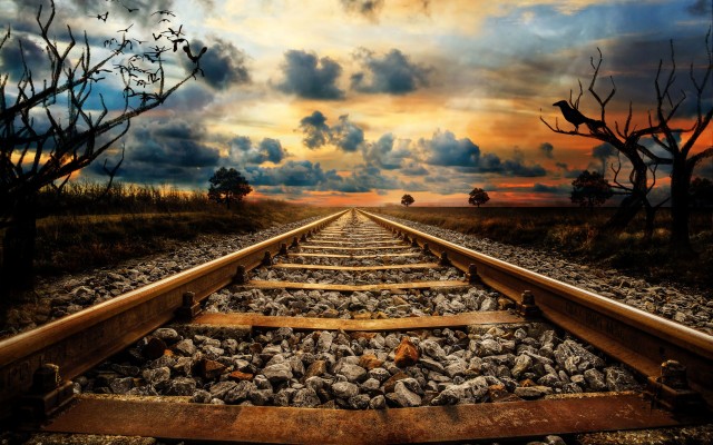 Train Line Background Hd - 3840x2400 Wallpaper - teahub.io