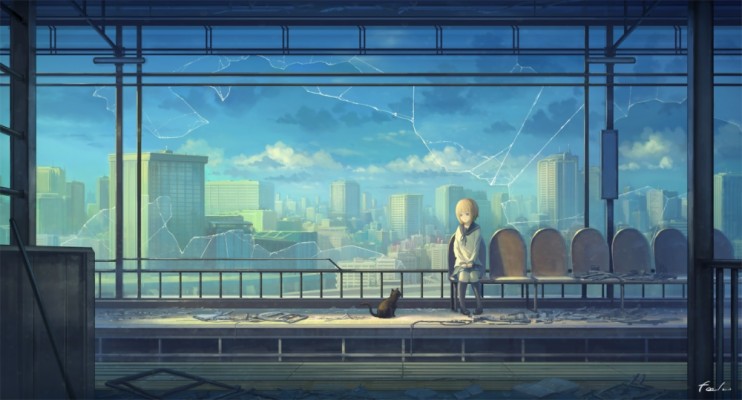 Serenity Anime Girl Landscape Live Wallpaper - Serenity Anime Girl ...