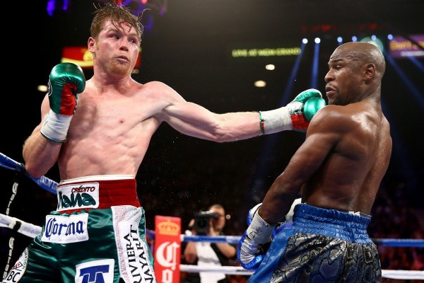 Floyd Mayweather And Canelo Alvarez In - Mexican Boxer Vs Mayweather ...