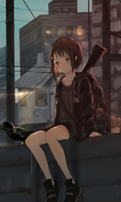 Alone Anime Sad Girl - 2560x1440 Wallpaper - teahub.io