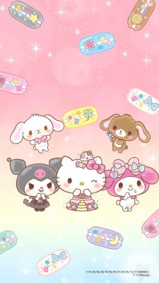 Hello Kitty Head, My Melody, Sanrio, Kuromi, Little - 910x1569 ...