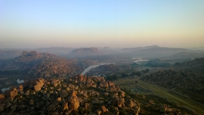 The Granite Boulders Of Hampi India Wallpaper - Aerial Photography ...