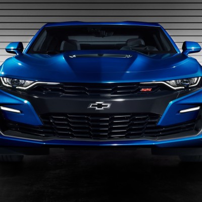 Blue Chevrolet Camaro Ss, Front, 2019, Wallpaper - Chevrolet Camaro Ss ...