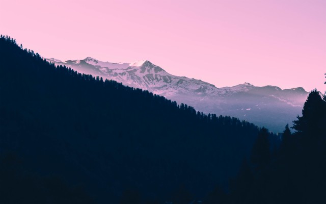 Twilight Mountains 4k Wallpapers - Mountain Pink Wallpaper Laptop ...