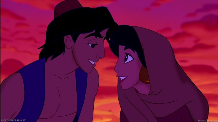 Kiss Aladdin And Jasmine Aladdin Kissing Jasmine 1440x900 Wallpaper