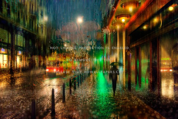 Rainy Nights Wallpaper - Background 4k Hd Bokeh - 1366x768 Wallpaper ...