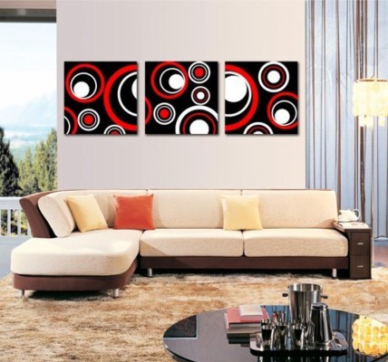 Red And Black Abstract Wall Art - 1500x1401 Wallpaper - teahub.io