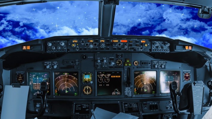 Blue Hour In The Cockpit - Airbus A320 Cockpit Wallpaper Hd - 1280x1920