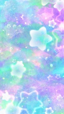 Blue Galaxy Background Pastel