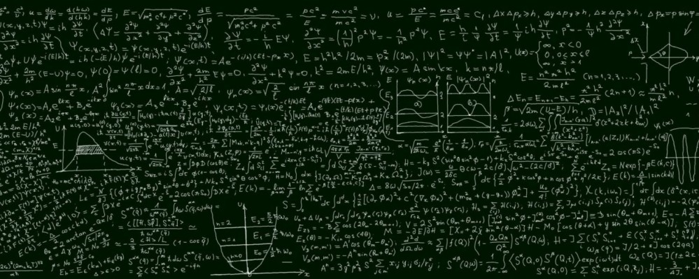 Quantum Physics Blackboard Wallpaper 1440x576 Wallpaper Teahub Io