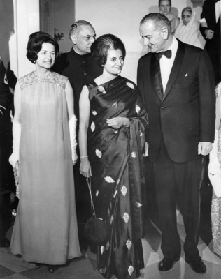 Indian Prime Minister Indira Gandhi With American President - President ...