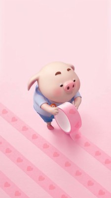 Wallpaper 307 - Cute 3d Pig Cartoon - 540x960 Wallpaper - teahub.io