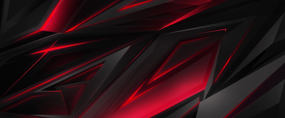 Black Red Abstract Polygon 3d 4k Red Gaming Wallpaper 4k 3840x1600 Wallpaper Teahub Io