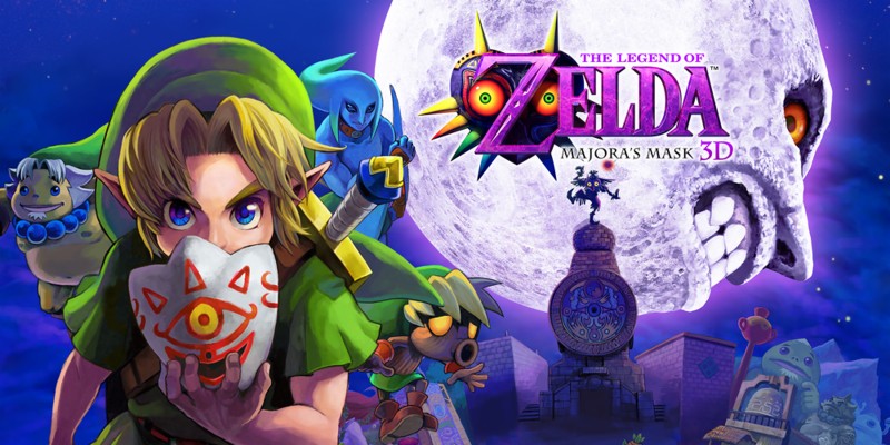 Majoras Mask Title Screen - Legend Of Zelda Majora's Mask Start Screen ...